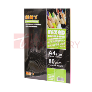 SAMS COLOUR PAPER CYBER ASST 40S