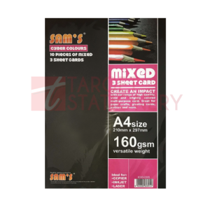 SAMS 3 SHEET CARD 10S CYBER ASST