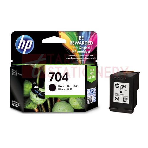 HP CN692A BLACK INK CARTRIDGE (NO.704)
