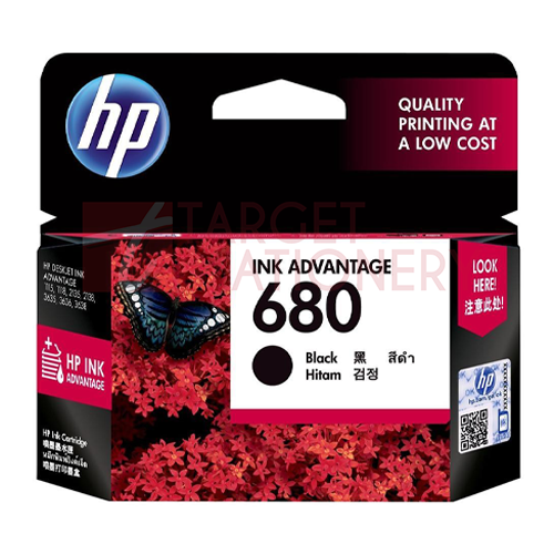 HP F6V27AA BLACK INK CARTRIDGE (680)