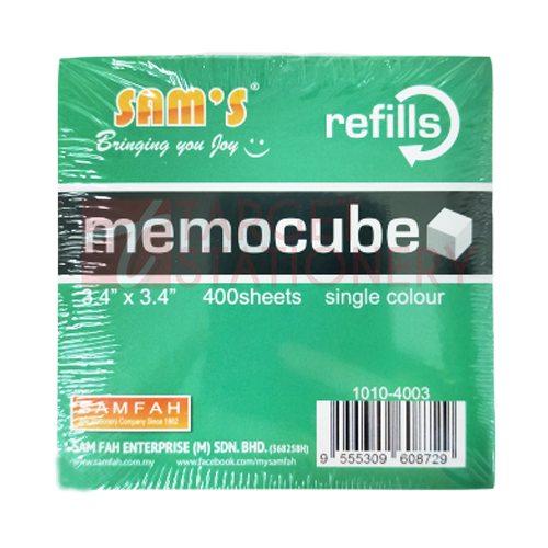 SAMS 1010-4003 400S WHITE MEMO REFILL