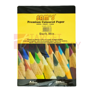 SAMS 80GSM COL.PAPER DARK MIX 400S