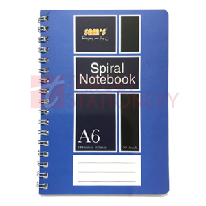 SAMS A6 SPIRAL NOTE BOOK