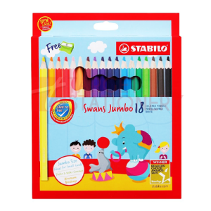 STABILO SWANS JUMBO 18S