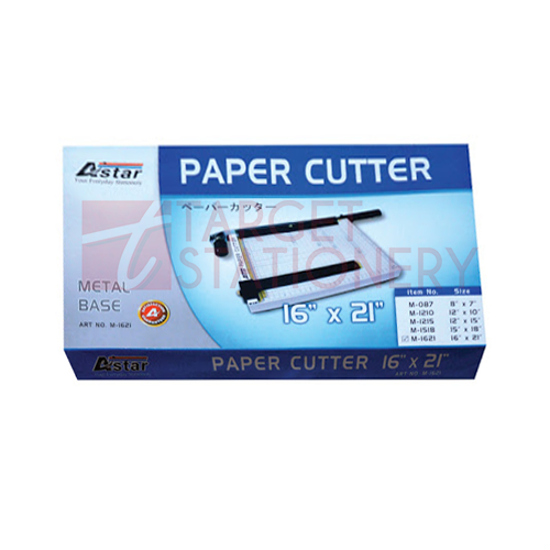 ASTAR 16″ X 21″ METAL BASE PAPER CUTTER target
