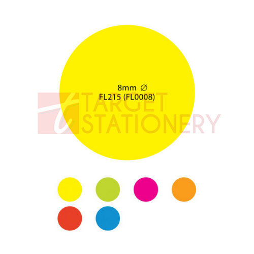 ASTAR FL0008 FLUO.SELF-ADHESIVE LABELS
