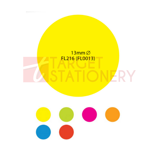 ASTAR FL0013 FLUO.SELF-ADHESIVE LABELS