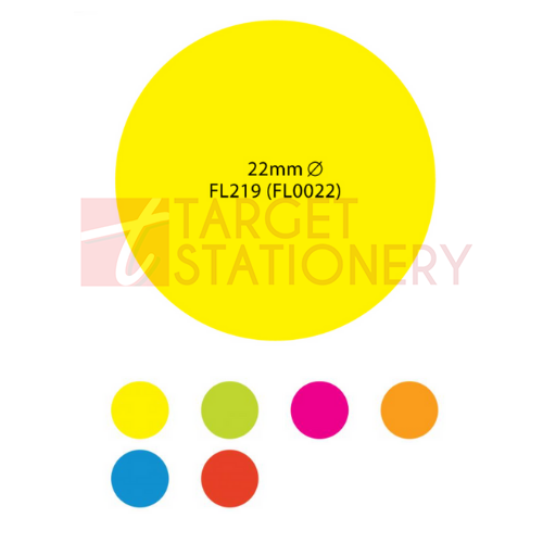 ASTAR FL0022 FLUO.SELF-ADHESIVE LABELS