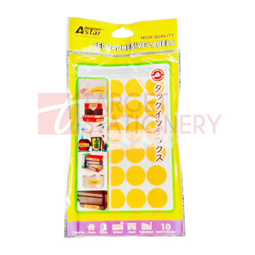 ASTAR FL0025 FLUO.SELF-ADHESIVE LABELS