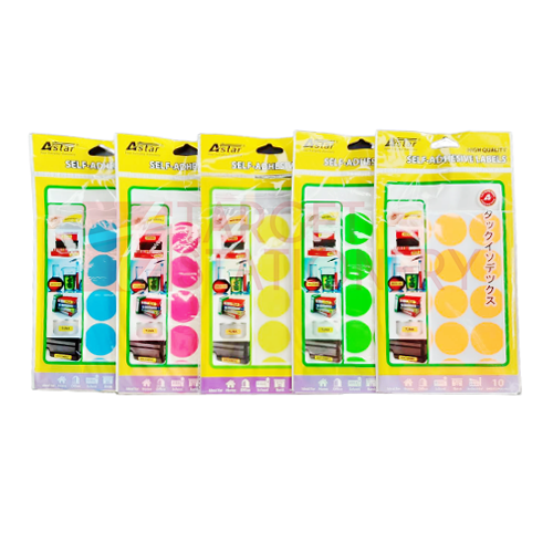 ASTAR FL0034 FLUO.SELF-ADHESIVE LABELS
