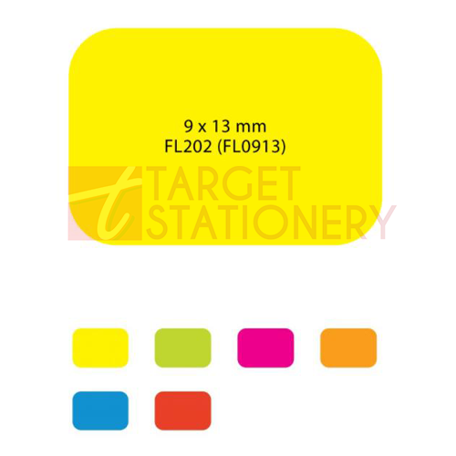 ASTAR FL0913-OR FLUO.SELF-ADHESIVE LABELS