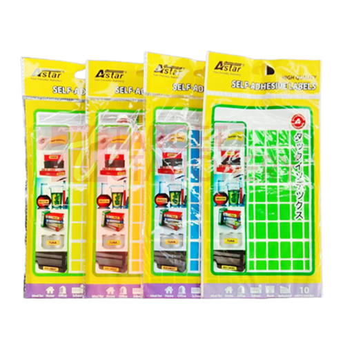 ASTAR FL1319-GR FLUO.SELF-ADHESIVE LABELS