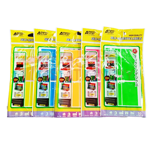 ASTAR FL50100 FLUO.SELF-ADHESIVE LABELS