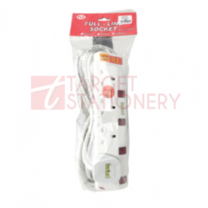 EXTENSION WIRE 5M WITH 4 GANGS