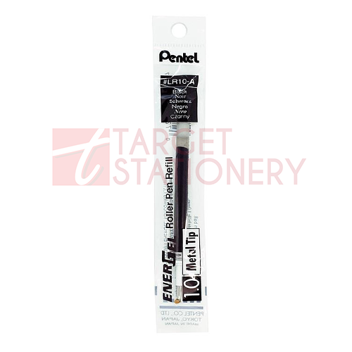 PENTEL LR10 1.0 ENERGEL ROLLER REFILL BK