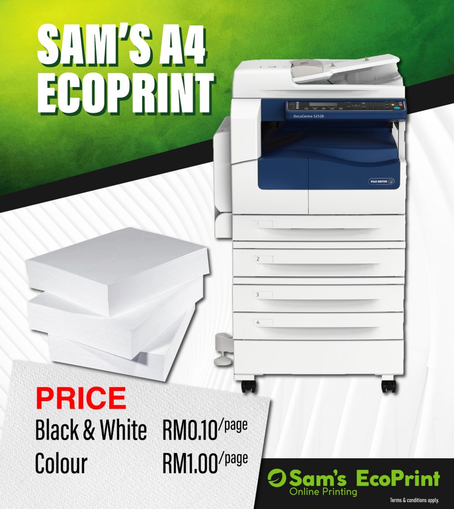 A4 COLOUR PRINTING(RM1.00) – Target