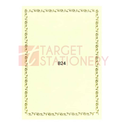 LUCKY STAR A4 160GSM CERTIFICATE CARD B24