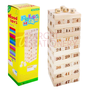 WOODEN NUMBER STACKING BLOCK