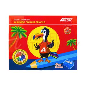ASTAR JUMBO COLOURED PENCIL 24S