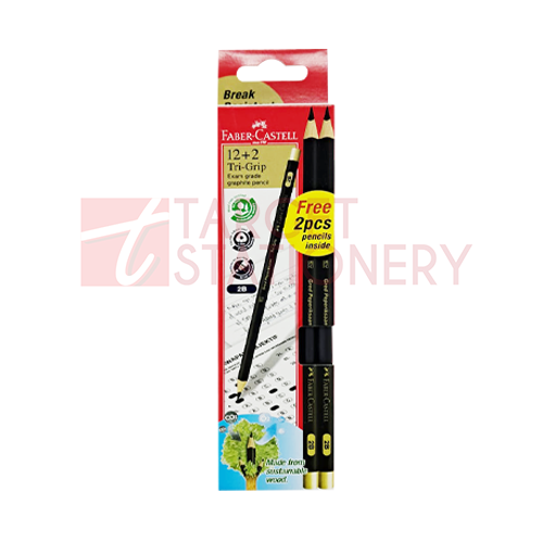 F.C 311815 TRI-GRIP 2B PENCIL VP