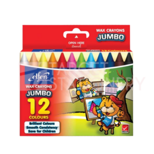 ELFEN 12C JUMBO WAX CRAYONS